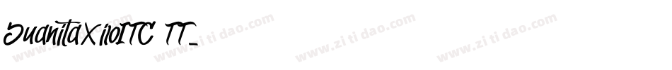 JuanitaXiloITC TT字体转换